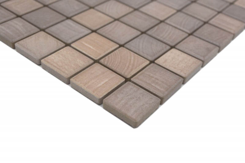 Jasba Senja Pure Mosaïque Céramique grès chêne mat aspect bois cuisine salle de bain douche MOSJB03 1 tapis
