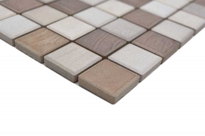 Jasba Senja Pure Mosaïque Céramique Grès cérame wood-mix mat aspect bois Cuisine Salle de bains Douche MOSJB05 1 tapis