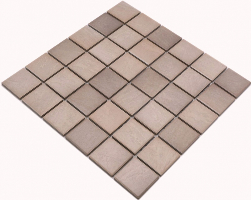 Jasba Village Mosaïque Céramique grès beige sable mat aspect pierre cuisine salle de bains douche MOSJB541 1 tapis