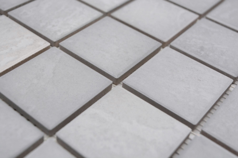 Céramique Mosaïque Jasba gris rocheux mat aspect pierre mur cuisine carrelage salle de bain mur douche / 10 tapis mosaïque