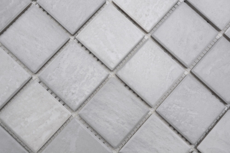 Céramique Mosaïque Jasba gris rocheux mat aspect pierre mur cuisine carrelage salle de bain mur douche / 10 tapis mosaïque