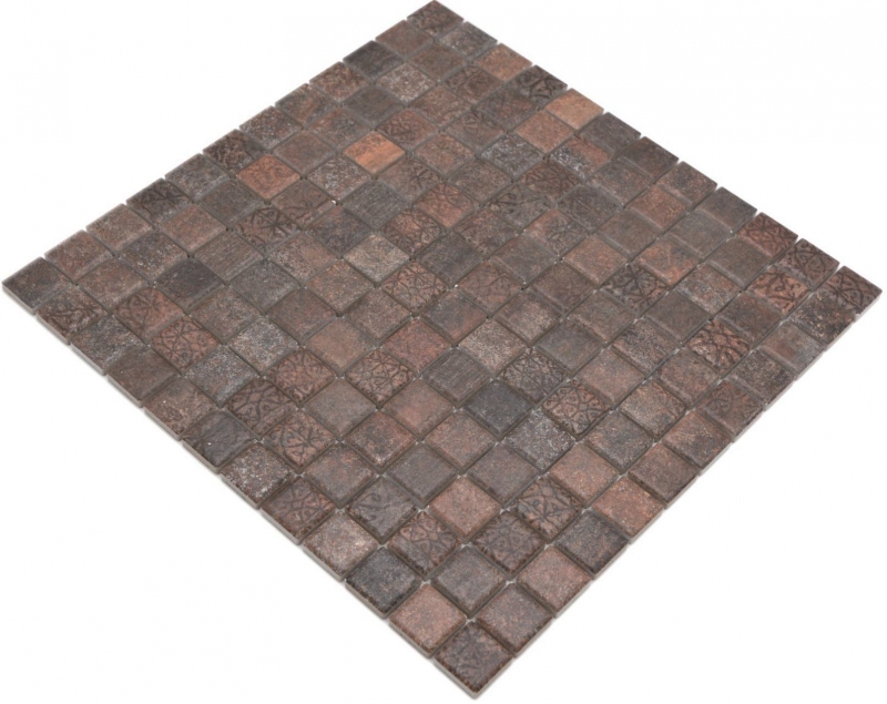 Jasba Ronda Mosaïque Céramique Grès cérame mélange rouille mat aspect rouille Cuisine Salle de bains Douche MOSJBR100 1 tapis