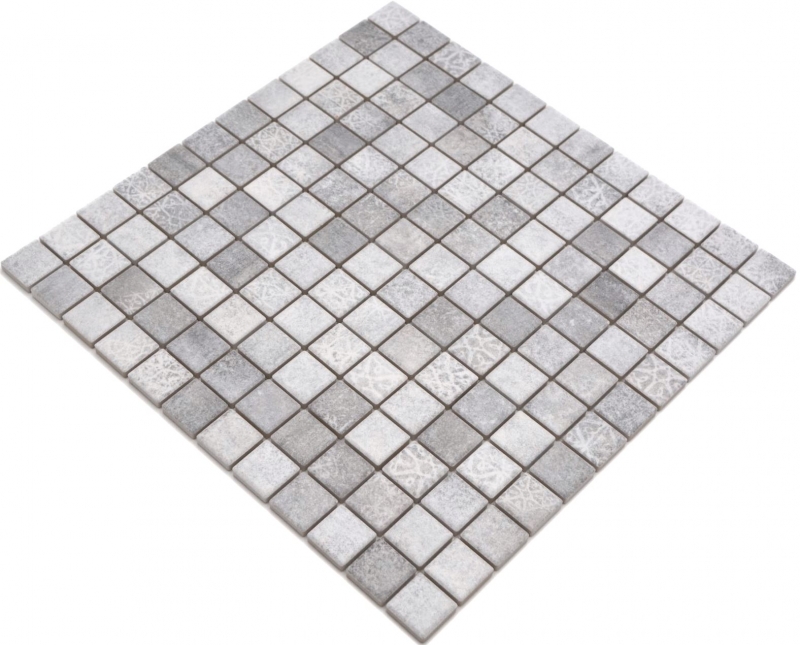 Céramique Carreaux de mosaïque Jasba ciment-mixte mat Ciment aspect mur de cuisine Carreaux de salle de bains Paroi de douche / 10 tapis de mosaïque