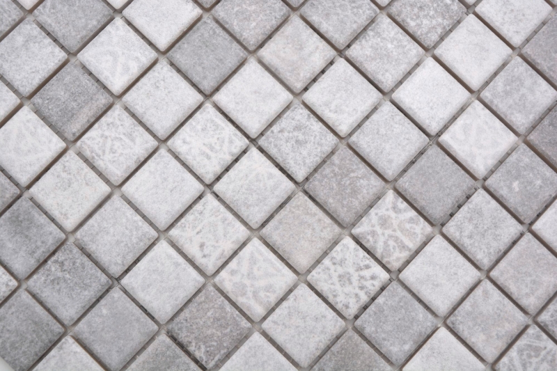 Céramique Carreaux de mosaïque Jasba ciment-mixte mat Ciment aspect mur de cuisine Carreaux de salle de bains Paroi de douche / 10 tapis de mosaïque