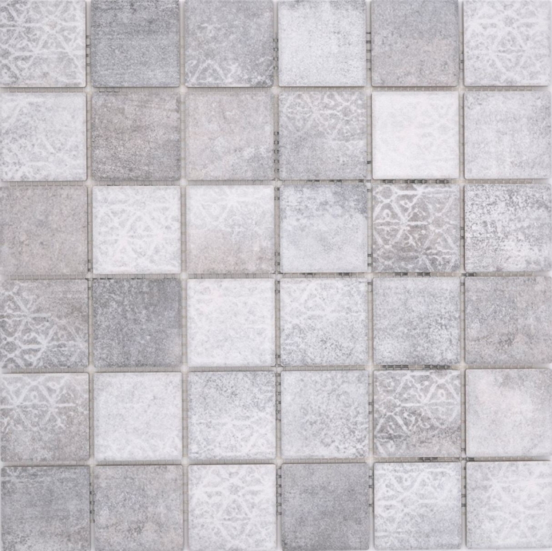 Céramique Carreaux de mosaïque Jasba ciment-mixte mat Ciment aspect mur de cuisine Carreaux de salle de bains Paroi de douche / 10 tapis de mosaïque