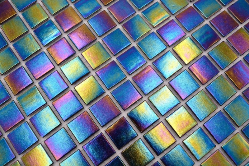 verre mosaïque verre iridiumMur carrelage cuisine salle de bain_f | 10 tapis mosaïque