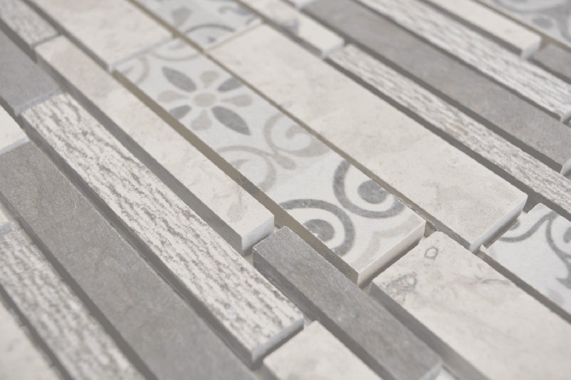 Motif main composite marbre/céramique mix gris 3F mur carrelage cuisine douche bain MOS180-D0927G_m