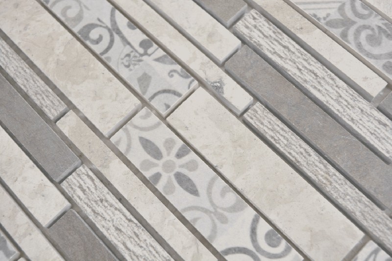 Motif main composite marbre/céramique mix gris 3F mur carrelage cuisine douche bain MOS180-D0927G_m