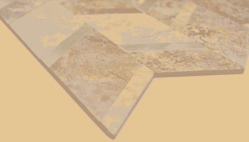Échantillon manuel Flèche Vinyle aspect pierre Limestone beige/argent mur carrelage MOS200-46LBG_m