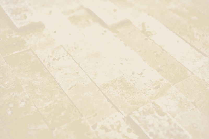 Échantillon manuel composite pierre naturelle travertine beige mur carrelage MOS200-M42_m