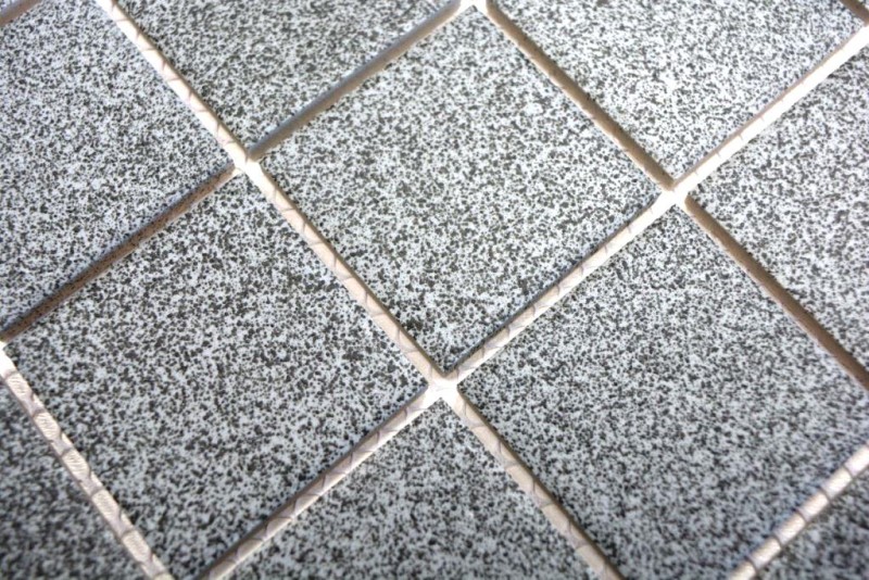 Échantillon manuel de mosaïque Carreau céramique gris gris pierre MOS14-0202-R10_m