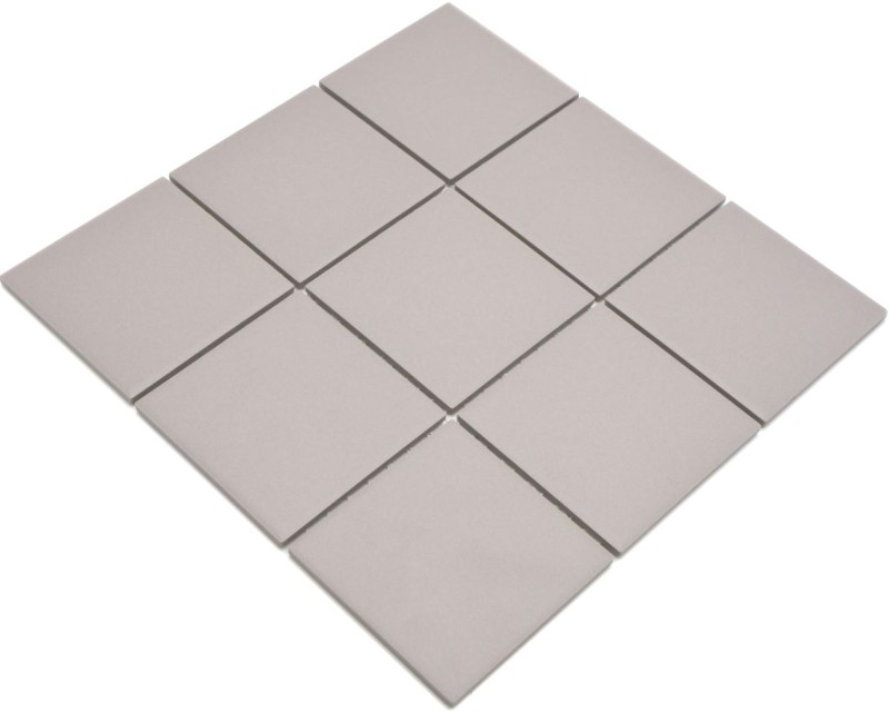 Mosaïque Carreau céramique gris clair non émaillé MOS22-1204_f