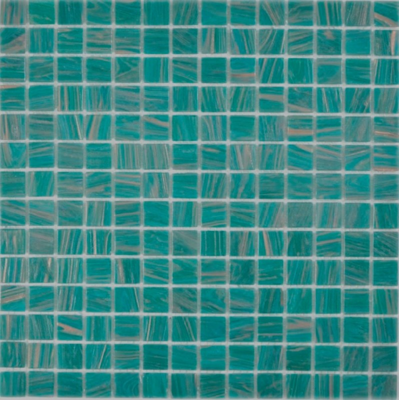 Mosaïque Mosaïque de verre turquoise cuivre Carrelage mural Carrelage de salle de bain Dos de douche Miroir de carrelage MOS230-GA67_f | 10 Tapis de mosaïque