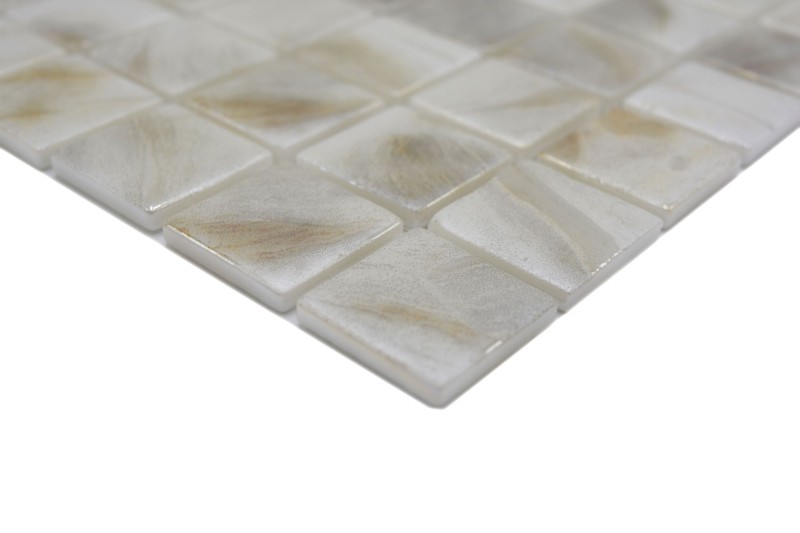 Carreau de mosaïque Mosaïque de piscine Mosaïque de piscine Beige Cream Ivoire déléphant Douche Mur SPAIN MOS220-71250U