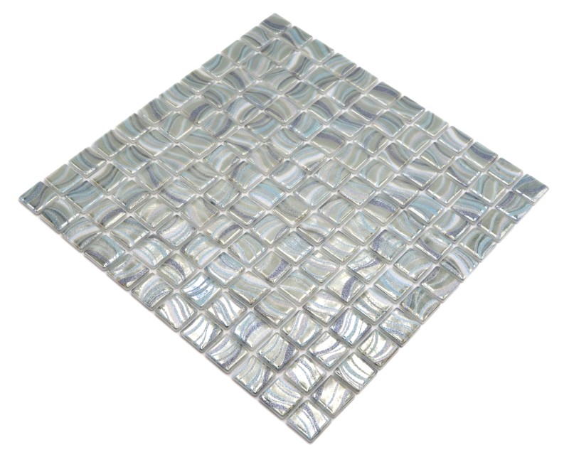 Carreau de mosaïque Mosaïque de piscine Mosaïque de piscine vert clair bleu métallique douche mur SPAIN MOS220-78256U
