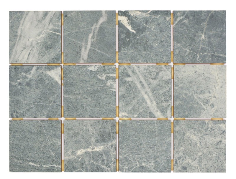Mosaïque céramique Carreau gris-vert mat aspect pierre Piastrella MOS22-BH395_f | 10 Tapis de mosaïque