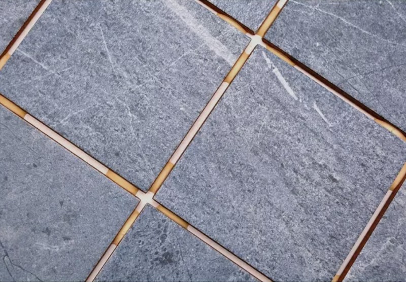 Mosaïque céramique Carreau Gris Bleu Mat Pierre Piastrella MOS22-BH808_f | 10 Tapis de mosaïque