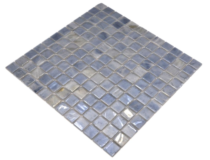 Mosaïque piscine Mosaïque piscine pigeons gris bleu tons beige douche mur SPAIN - MOS220-71254U_f