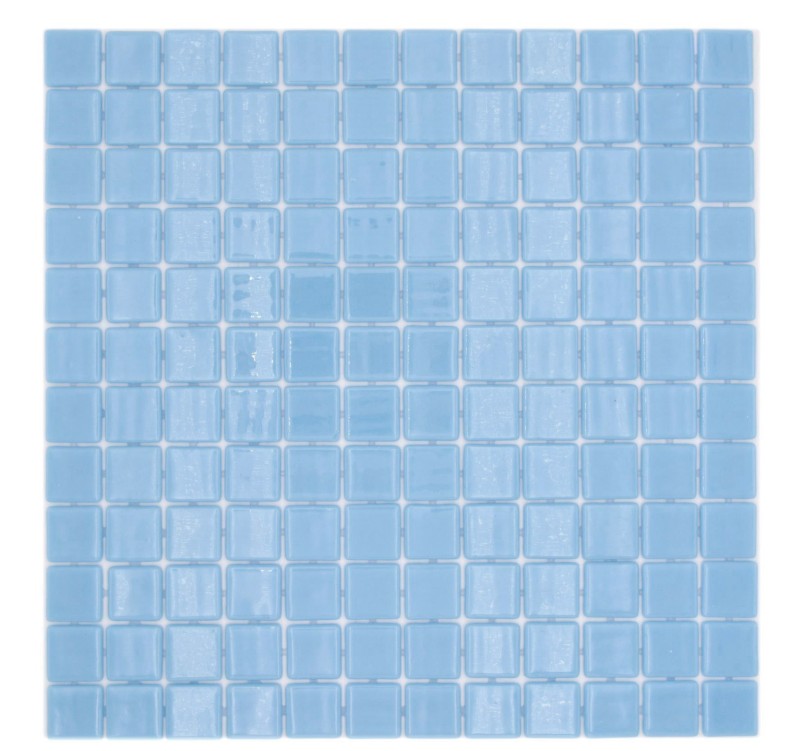 Échantillon manuel Mosaïque de piscine Mosaïque de piscine bleu clair douche mur SPAIN - MOS220-25102U_m