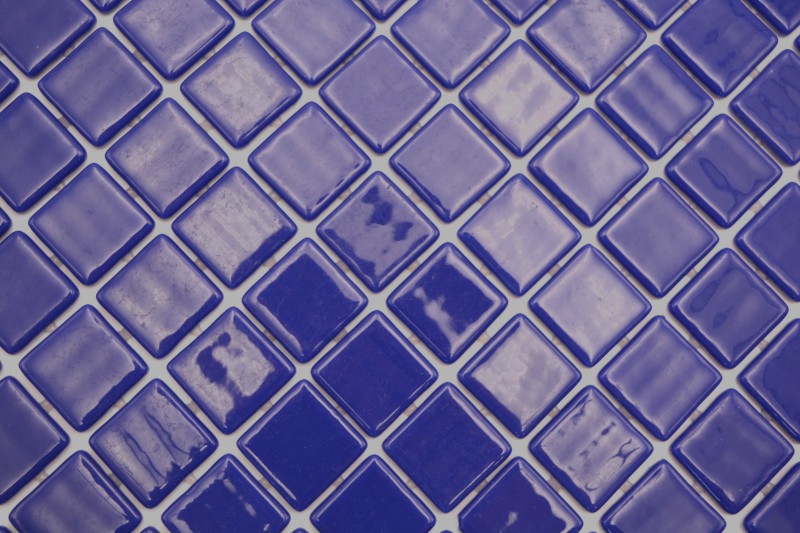 Échantillon manuel de mosaïque mosaïque de piscine bleu bleu foncé bleu marine douche mur SPAIN - MOS220-25803U_m