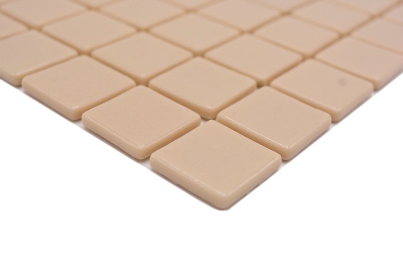 Motif à main Mosaïque de piscine Mosaïque de piscine Beige Cream Douche mur SPAIN - MOS220-25831U_m