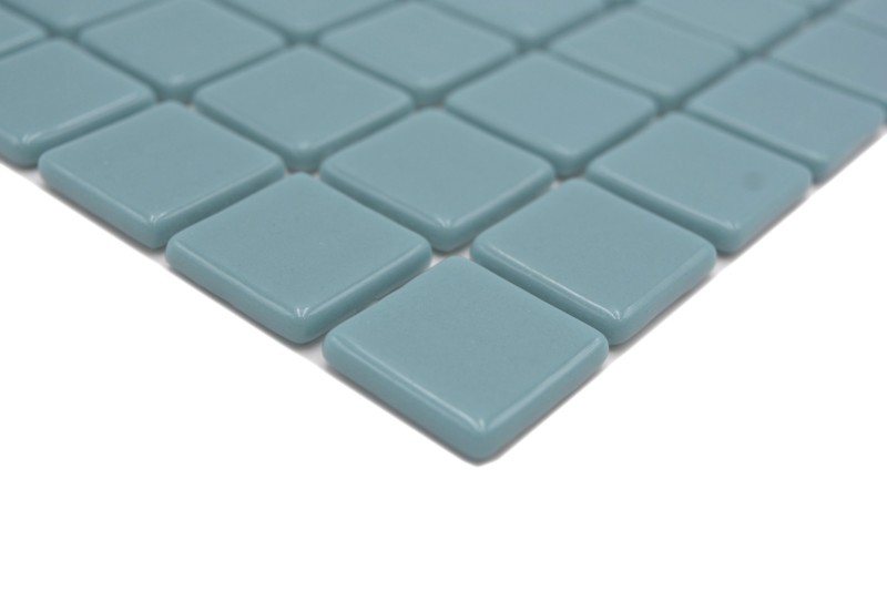 Échantillon manuel Carreau de mosaïque Mosaïque de piscine Turquoise Pastel Vert Douche Mur SPAIN - MOS220-25832U_m