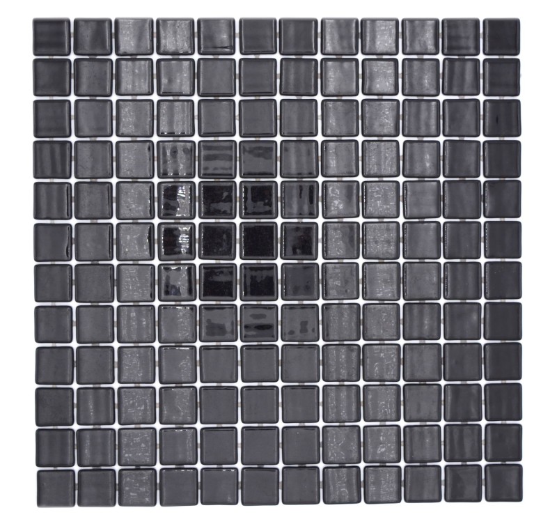 Motif manuel Carreau de mosaïque piscine Mosaïque de piscine noir douche mur SPAIN - MOS220-25900U_m