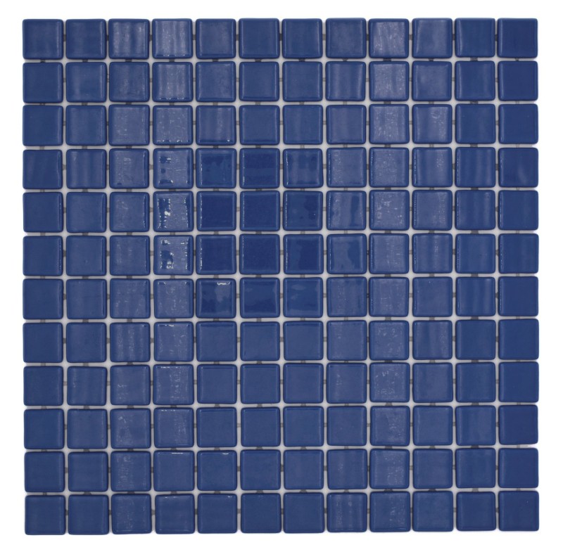 Motif à main Mosaïque de piscine Mosaïque de piscine bleu bleu saphir douche mur SPAIN - MOS220-25916U_m