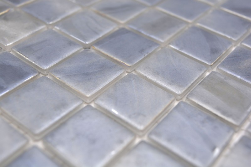 Motif à main Mosaïque de piscine Mosaïque de piscine Pigeons gris bleu tons beige douche mur SPAIN - 220-71254U_m