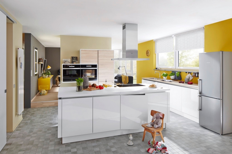 Mosaïque rétro vintage mur céramique aspect ciment gris mix carrelage cuisine - MOS22-CELLO