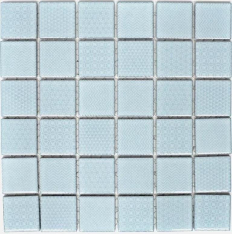 Céramique Mosaïque Carreau bleu clair bleu glacé SALLE DE BAINS PISCINE Carrelage cuisine MOS16-0402