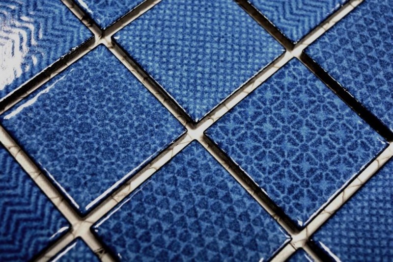 Céramique Mosaïque Bleu BAD Bleu piscine Carreau de douche Carreau de salle de bain MOS16-0404