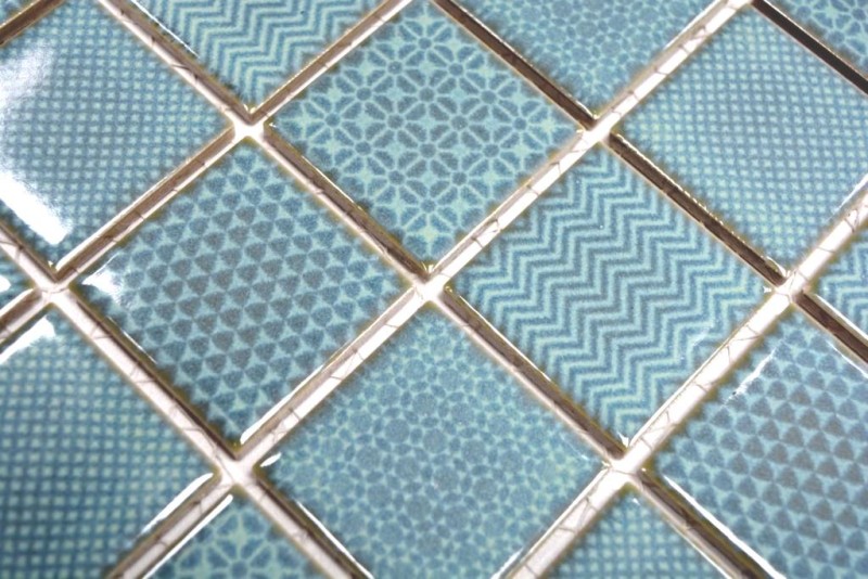 Céramique Mosaïque Carreau turquoise vert SALLE DE BAINS PISCINE Carreaux de fond de cuisine MOS16-0602