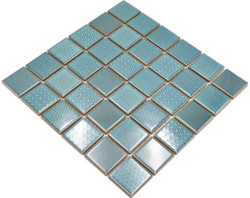 Céramique Mosaïque Carreau turquoise vert SALLE DE BAINS PISCINE Carreaux de fond de cuisine MOS16-0602
