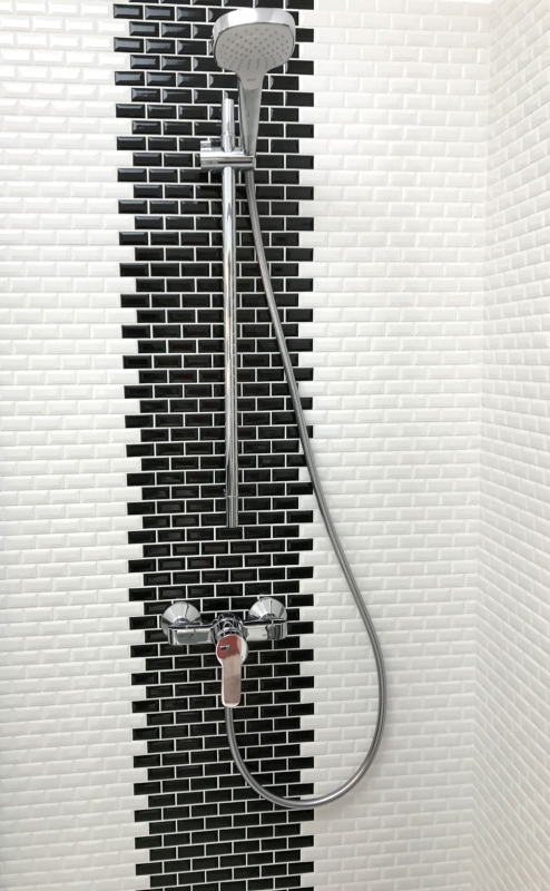 Mini Metro Subway Mosaïque à facettes BLANC Carreau de mosaïque Céramique Cuisine MOS26-0102