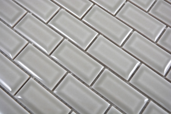 Motif main Mini Metro Subway Mosaïque Carreau céramique gris pierre MOS26-0204_m