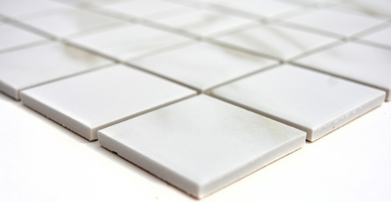 Échantillon manuel Carreau de mosaïque Calacatta blanc beige Céramique Grès cérame Miroir de carrelage MOS14-0112_m