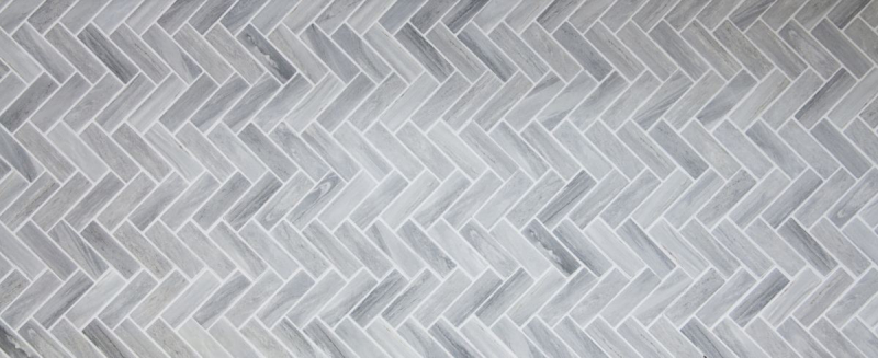 Mosaïque Carreau céramique à chevrons aspect pierre grise MOS24-SO32_f | 10 Tapis de mosaïque