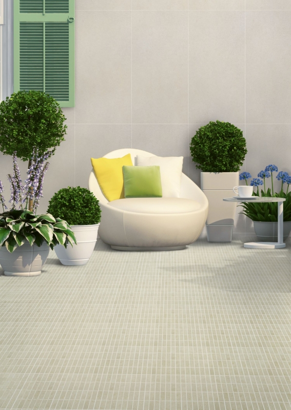 Mosaïque en bâtonnets Céramique aspect pierre beige clair Carrelage cuisine MOS24-STSO45