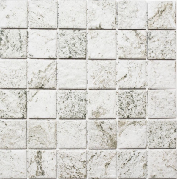 Échantillon manuel de carreaux de mosaïque Aspect pierre naturelle gris-beige Structure carreaux MOS16-HWA4LG_m