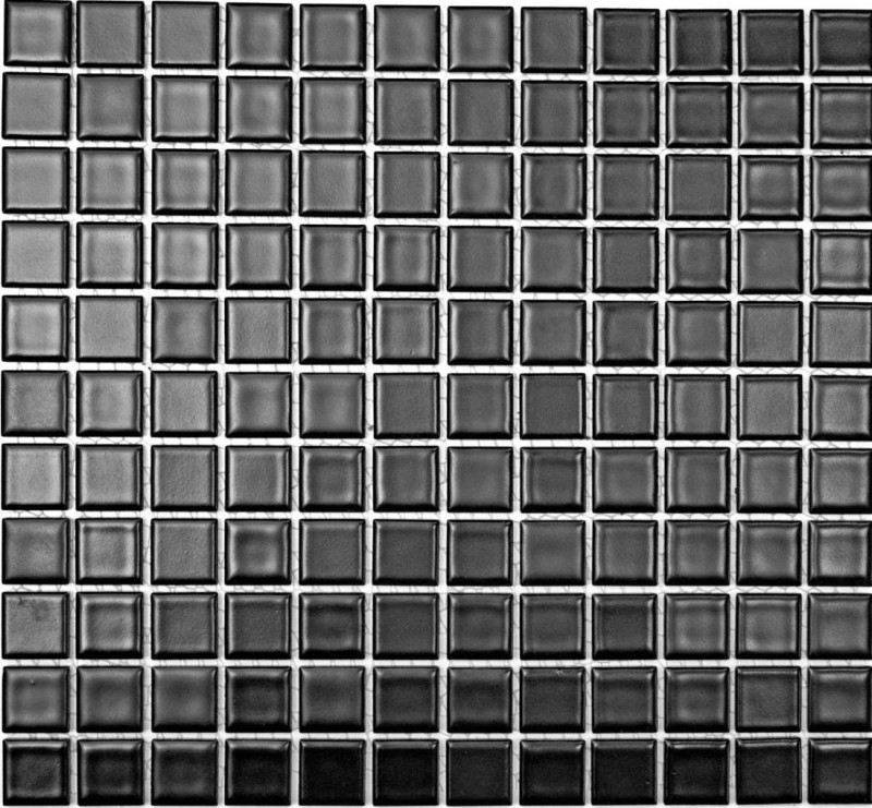 Mosaïque céramique NOIR MATTE Carrelage mural cuisine MOS18-0311