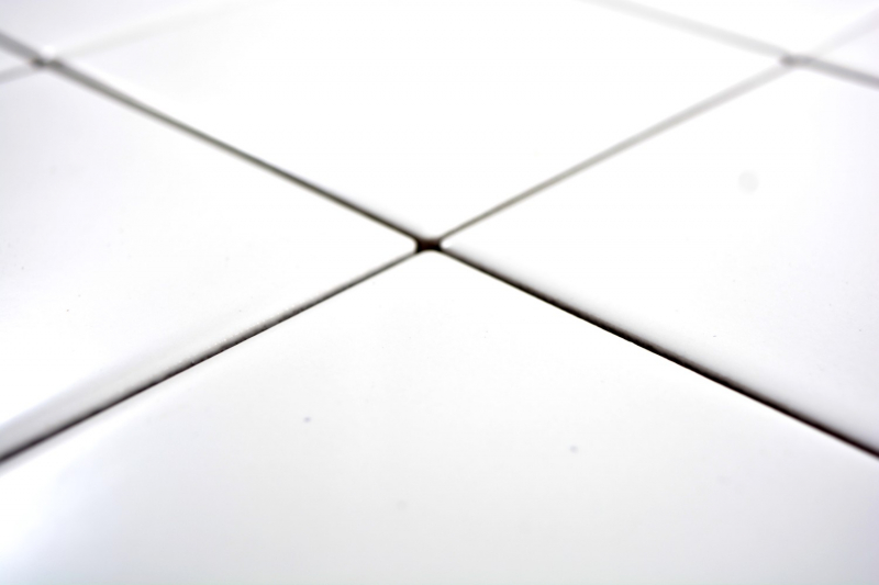 Motif main Mosaïque Carreau céramique blanc brillant Carrelage cuisine MOS23-0101_m