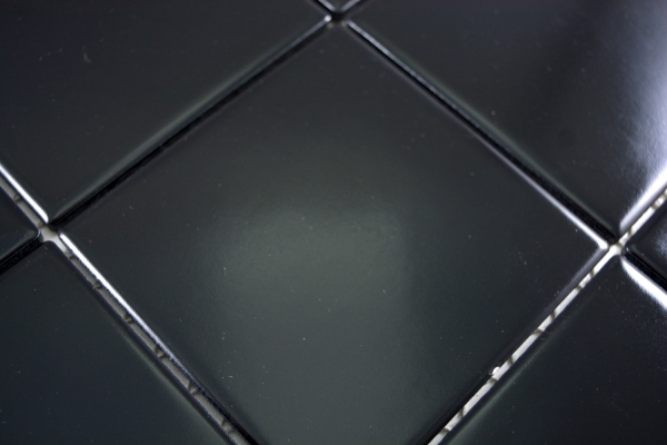 Motif main mosaïque carreau céramique noir mat carreau WC carreau salle de bain MOS23-0311_m