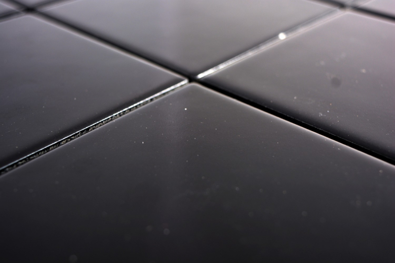 Motif main mosaïque carreau céramique noir mat carreau WC carreau salle de bain MOS23-0311_m