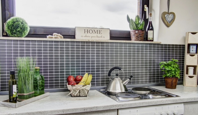 Bâtonnets Mosaïque Céramique gris métal anthracite mat Revêtement mural salle de bain cuisine MOS24B-0211