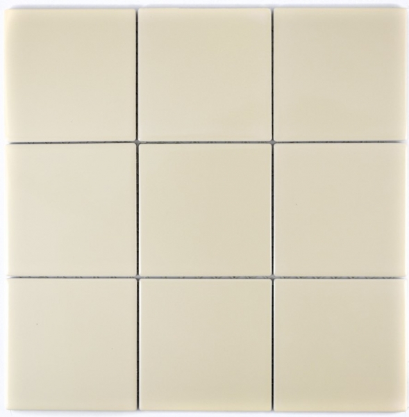 Motif main Mosaïque Carreau céramique beige brillant Carreau WC Carreau salle de bain MOS23-1201_m