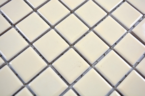 Échantillon manuel Carreau de mosaïque magnolia beige mat Carreau de mosaïque céramique MOS18D-1911_m