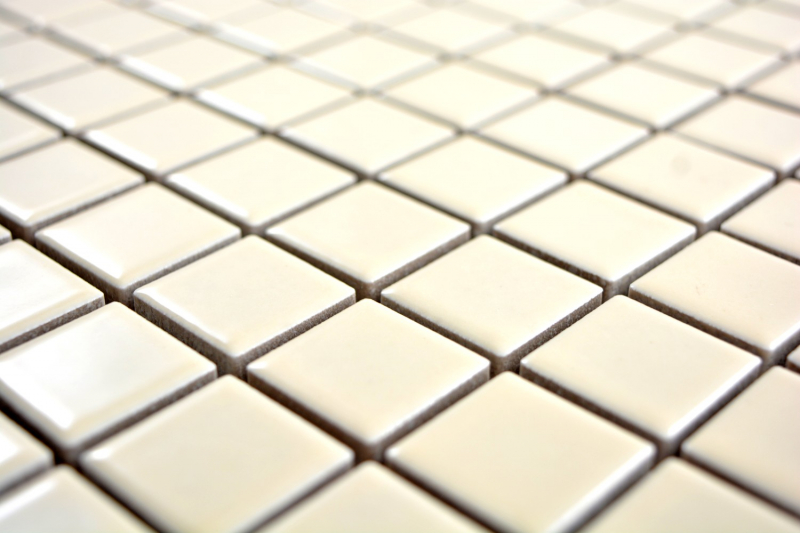 Échantillon manuel Carreau de mosaïque magnolia beige mat Carreau de mosaïque céramique MOS18D-1911_m