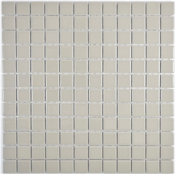 Carreau de mosaïque CHEVRE GRIS SOYEUX BRILLANT Miroir de carrelage Céramique SALLE DE BAINS MOS18D-2401_f