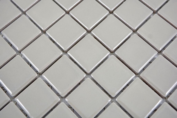 Carreau de mosaïque CHEVRE GRIS SOYEUX BRILLANT Miroir de carrelage Céramique SALLE DE BAINS MOS18D-2401_f